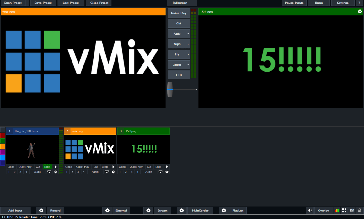 Vmix streaming software